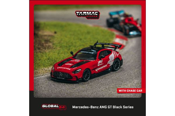 ***Tarmac T64G-042-SC Mercedes Benz AMG GT Black Serie "Safty Car" rot Maßstab 1:64 Modellauto