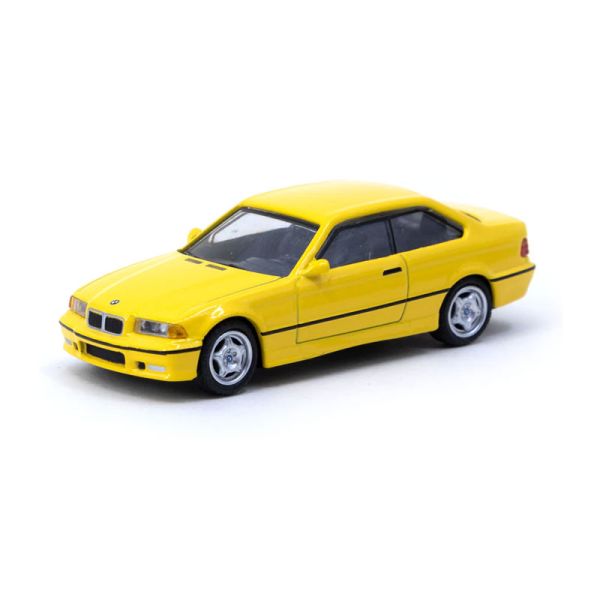 Tarmac T64S-011-YL BMW M3 (E36) gelb Special Edition mit Schuco Maßstab 1:64 Modellauto