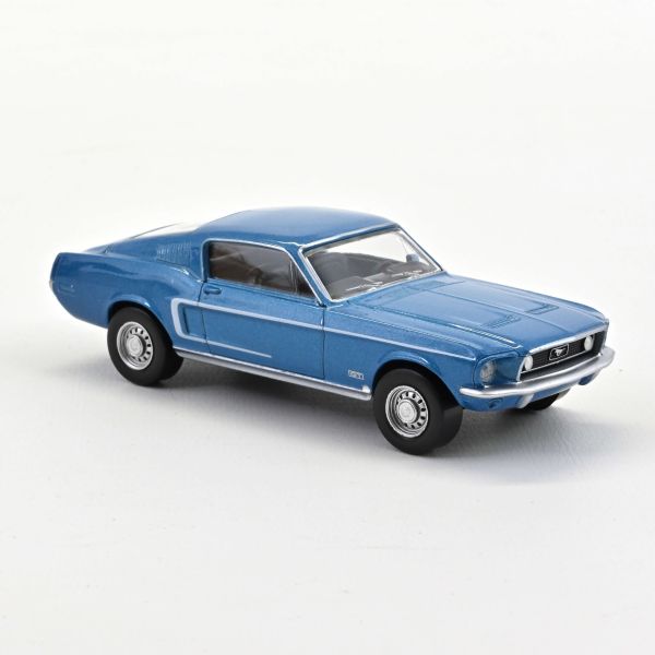 Norev 270584 Ford Mustang GT Fastback blau 1968 - Jet Car Maßstab 1:43 Modellauto