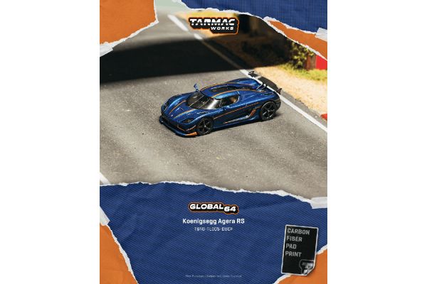 ***PREORDER Tarmac Koenigsegg Agera RS dunkelblau/carbon
