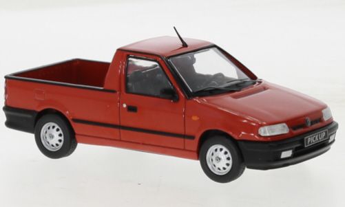 IXO Models CLC474 Skoda Felicia Pick up rot 1995 Maßstab 1:43 Modellauto