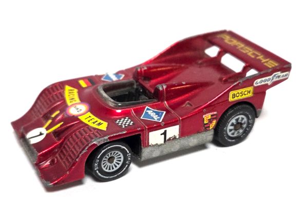 gebraucht! Siku 1329 Porsche 917/10 Turbo-Lader rot metallic - etwas bespielt