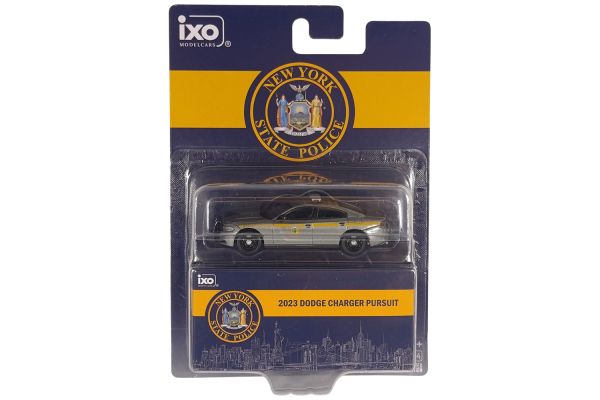 IXO Models Dodge Charger Pursuit New York State Police 2023 grau metallic 1:64