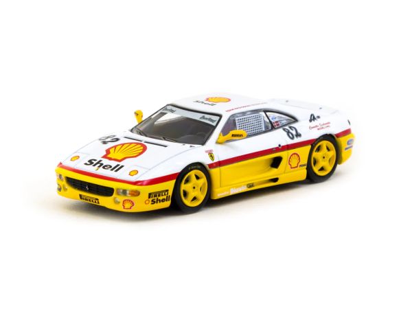 Tarmac Ferrari F355 Challenge Shell weiss/gelb/rot 1:64