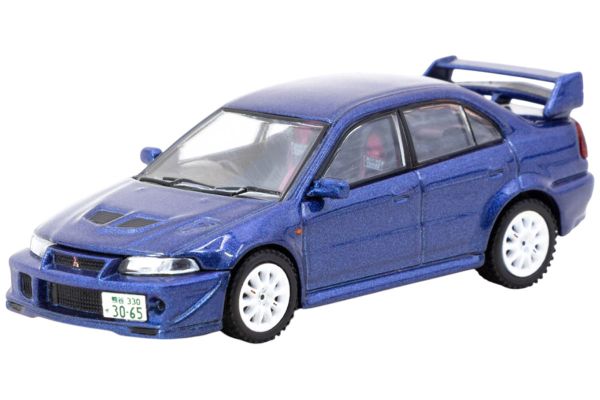 Tarmac Mitsubishi Lancer Evolution VI Tommi Mäkinen Edition blau 1:64