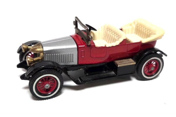 gebraucht! Matchbox Y-2 Prince Henry Vauxhall rot 1914 Maßstab ca. 1:45 - leicht bespielt