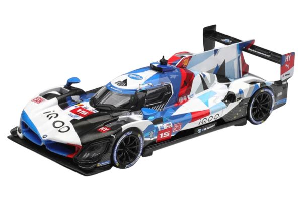 MiniGT 1219 BMW M Hybrid V8 Hypercar #15 BMW M Team WRT 24h Le Mans 1:64