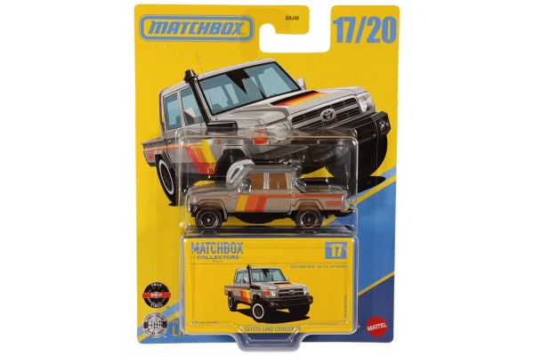 Matchbox GBJ48-JJW10 Toyota Land Cruiser 78 grau metallic 2017 - Collectors Serie