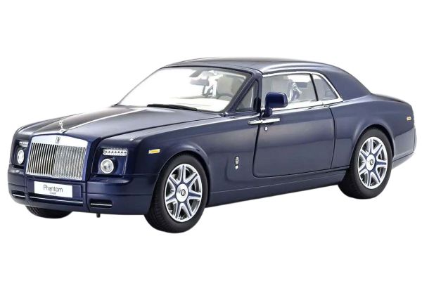 Kyosho Rolls Royce Phantom Coupe blau metallic 2007, 1:18