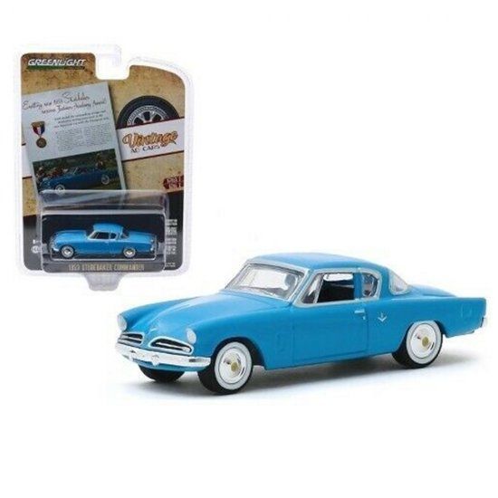 Greenlight 39030-A Studebaker Commander blau - Vintage AD Cars 1:64