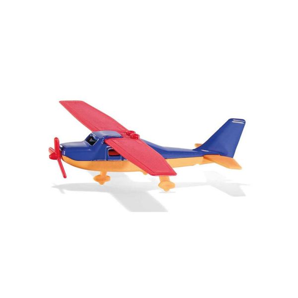 Siku 1101 Sportflugzeug blau rot orange (Blister)