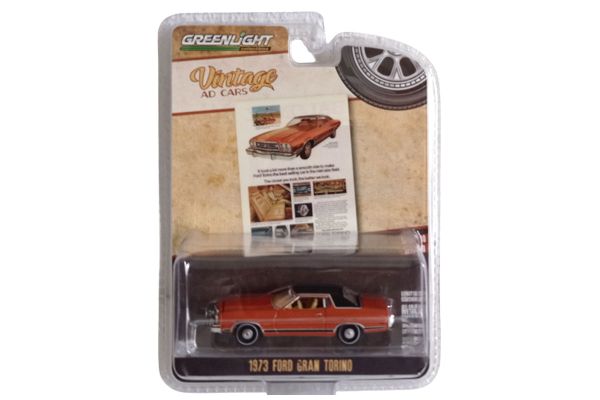 Greenlight 39140-E Ford Gran Torino braun 1973 - Vintage AD Cars 10