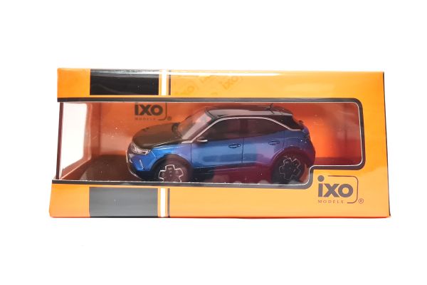 IXO Models CLC512 Opel Mokka-e blau metallic 2020 Maßstab 1:43 Modellauto