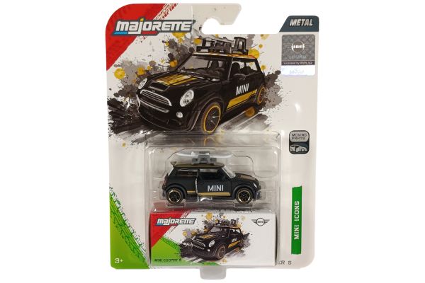 Majorette Mini Cooper S matt schwarz - Mini Icons