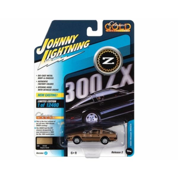 Johnny Lightning JLCG029A-1 Nissan 300ZX gold metallic 1984 - Classic Gold 2022 R2 Maßstab 1:64 Mode
