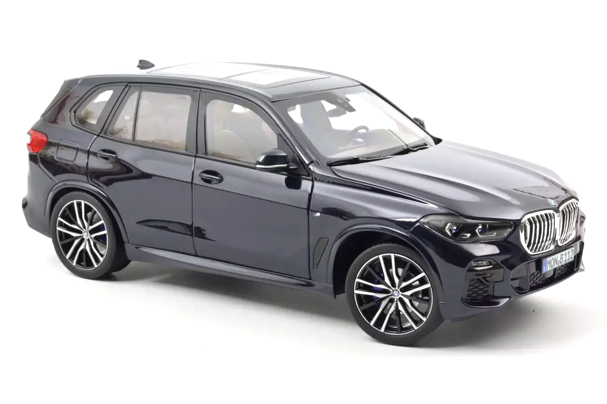 Norev 183283 BMW X5 dunkelblau metallic 2019 Maßstab 1:18 Modellauto, Maßstab 1:18, Maßstab