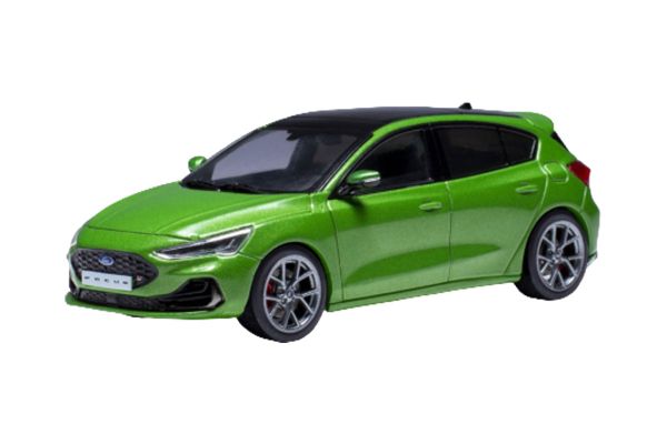 ***IXO Models MOC333 Ford Focus ST grün metallic 2022 Maßstab 1:43 Modellauto