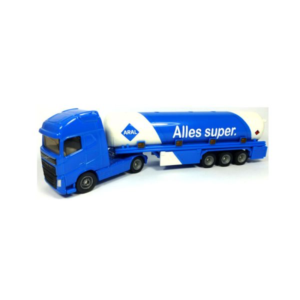 Siku 1626 Volvo Tanksattelzug &quot;Aral&quot; blau/weis (Blister)