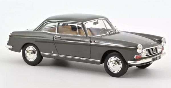 Norev 184834 Peugeot 404 Coupe grau 1967 Maßstab 1:18 Modellauto
