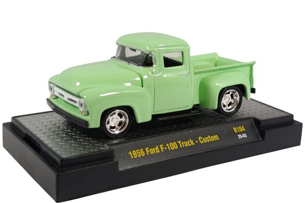 M2 Machines Ford F-100 Truck Custom 1956 mintgrün 1:64