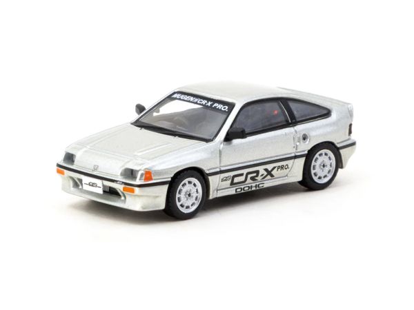 Tarmac Honda Ballade Sports MUGEN CR-X PRO silber 1:64