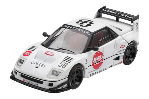 ***PREORDER MiniGT Mazda AZ-1 Liberty Walk LB40 LB-Hinomaru 2025 weiss