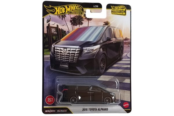 Hot Wheels JHW20 Toyota Alphard 2015 schwarz - Boulevard #151