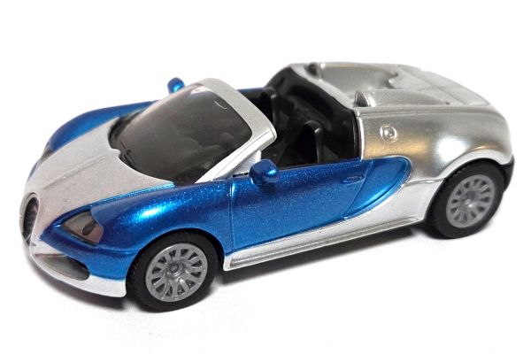 gebraucht! Siku 1353 Bugatti Veyron Grand Sport Cabrio silber/blau - fast wie neu