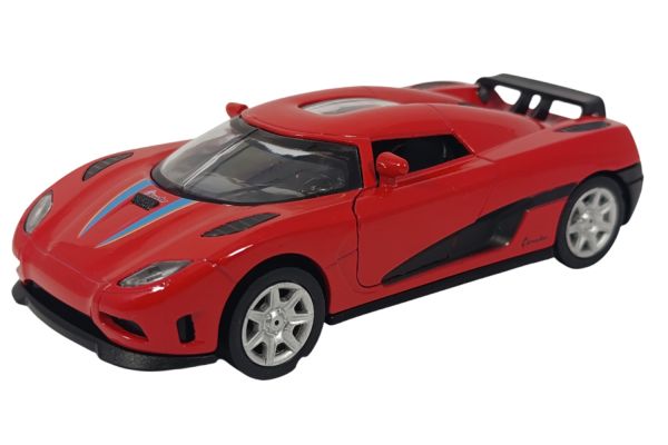 goki Sportwagen Momentum rot mit Rückzugmotor, Licht und Sound