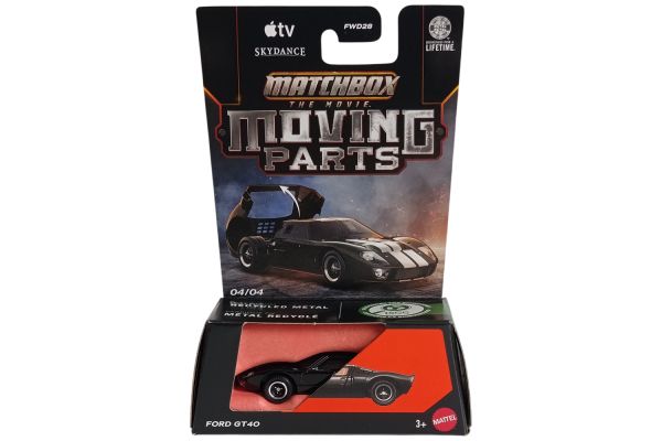 Matchbox FWD28-JKH53 Ford GT40 schwarz - The Movie Moving Parts 2026 1:64