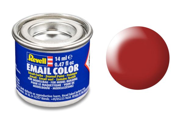 Revell 32330 feuerrot seidenmatt Email Farbe Kunstharzbasis 14 ml Dose