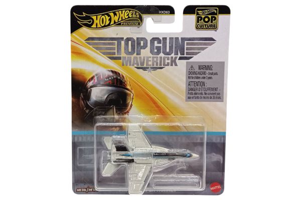 Hot Wheels HXD63-HVJ37 Flugzeug F/A-18E Super Hornet beige - Top Gun Maverik