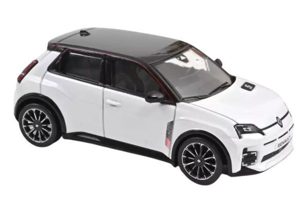 Norev Renault 5 E-Tech 100% Electric perlweiss/schwarz 2025