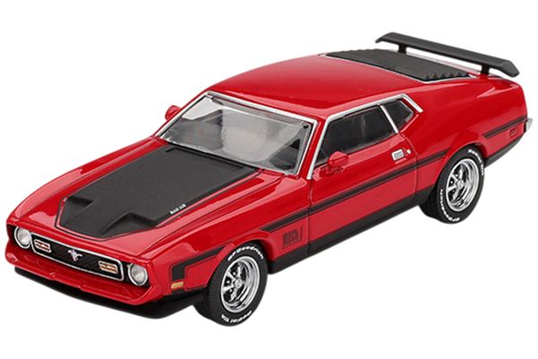 MiniGT 1122 Ford Mustang Mach1 1971 rot 1:64