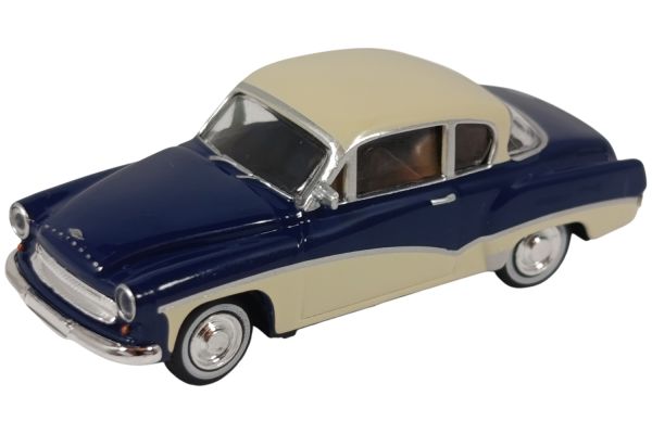 Brekina Wartburg 311 Coupe 1959 dunkelblau/hellbeige