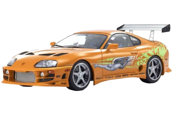 Kyosho Toyota Supra Turbo orange - Fast & Furious 1:18