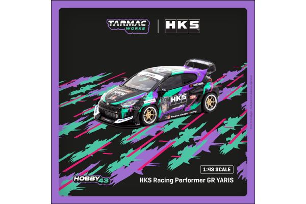 Tarmac T43-025-HKS Toyota Yaris "HKS" Racing Performer GR Maßstab 1:43 Modellauto