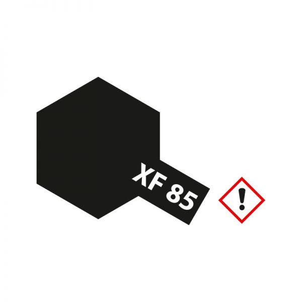 Tamiya 81785 Farbe XF-85 Gummi-Schwarz matt Acryl 10ml