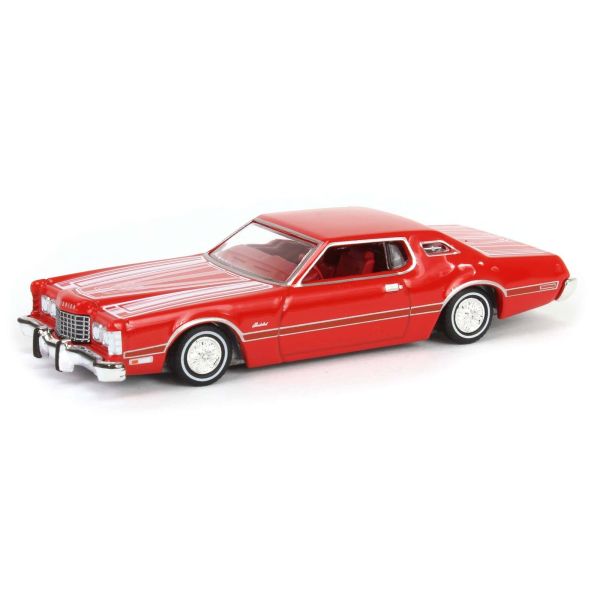 Greenlight 63070-E Ford Thunderbird rot 1973 - Lowriders 1:64