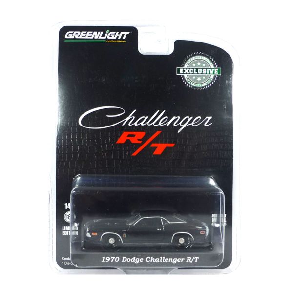 Greenlight 30297 Dodge Challenger R/T schwarz 1970 - Exclusive Series Maßstab 1:64 Modellauto