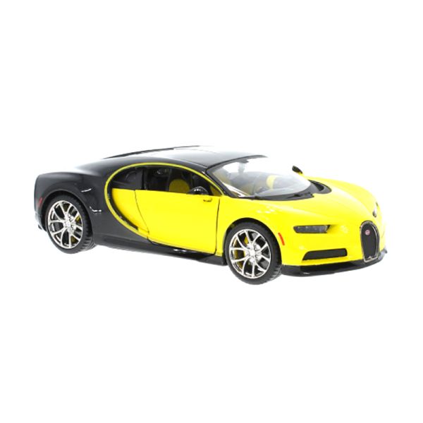 Maisto 32509 Bugatti Chiron gelb/schwarz Maßstab 1:24 Modellauto