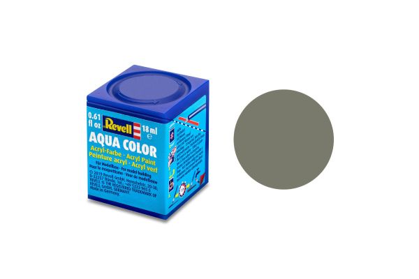 Revell 36145 Aqua Color helloliv, matt Modellbau-Farbe auf Wasserbasis 18 ml Dose