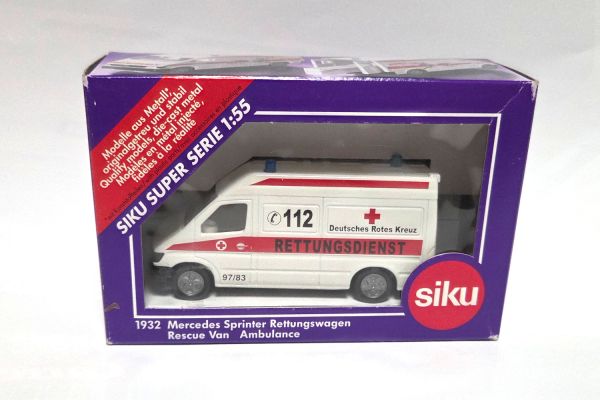 NOS! Siku 1932 Mercedes-Benz Sprinter DRK Rettungsdienst 1:55