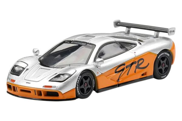 ***PREORDER MiniGT McLaren F1 GTR Presentation Car 1995 silber/orange