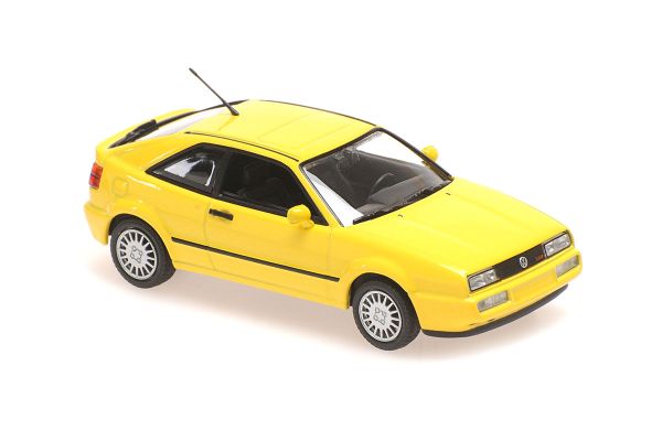 Maxichamps 940055602 VW Corrado G60 gelb 1990 Maßstab 1:43 Modellauto