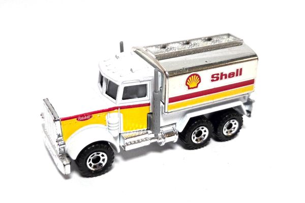 gebraucht! Matchbox Peterbilt Tankwagen Shell weiss/chrome 1981 - fast wie neu
