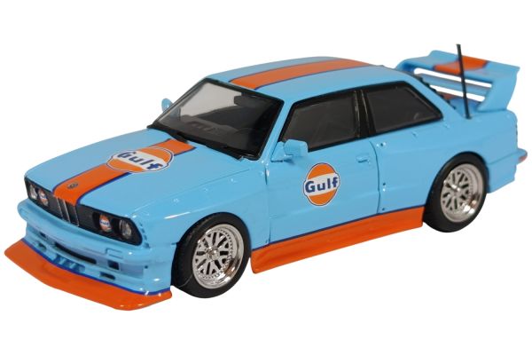 Street Weapon BMW LTO E30 Gulf hellblau/orange