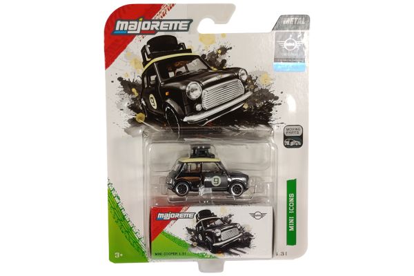 Majorette Mini Cooper 1.31. #9 dunkelgrau - Mini Icons