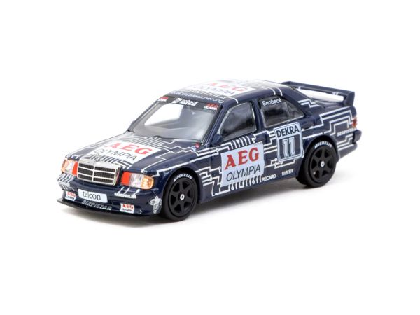 Tarmac Mercedes-Benz 190 E 2.5-16 EVO 1 DTM 1989 dunkelblau 1:64