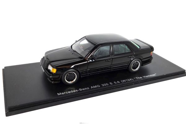 NOS! Spark Mercedes-Benz AMG 300E 5.6 Hammer (124) schwarz 1:43